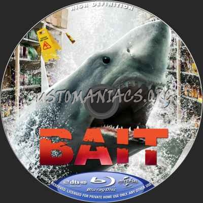 Bait (2D + 3D) blu-ray label