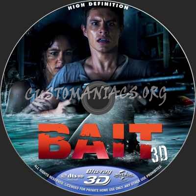 Bait (2D + 3D) blu-ray label