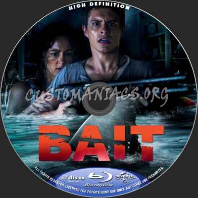 Bait (2D + 3D) blu-ray label