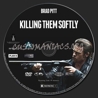 Killing Them Softly dvd label