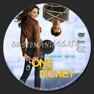 One For The Money dvd label