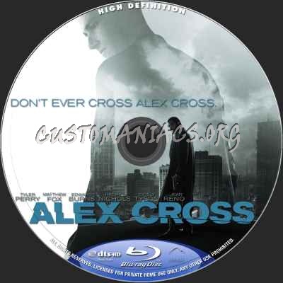 Alex Cross blu-ray label