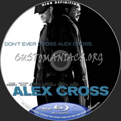 Alex Cross blu-ray label