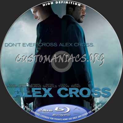 Alex Cross blu-ray label