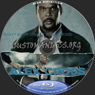 Alex Cross blu-ray label