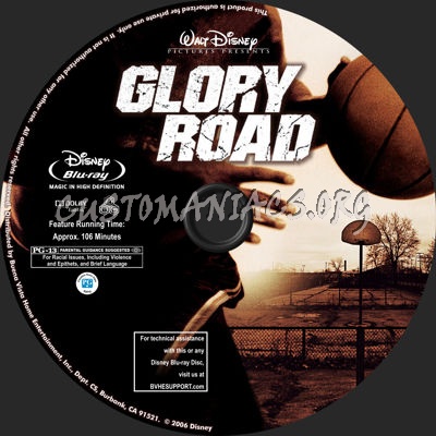 Glory Road blu-ray label