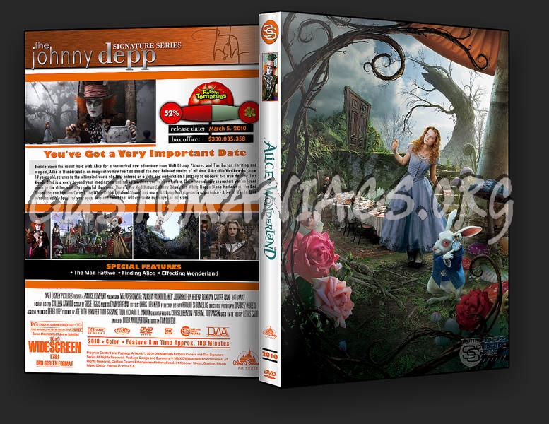 Alice in Wonderland dvd cover