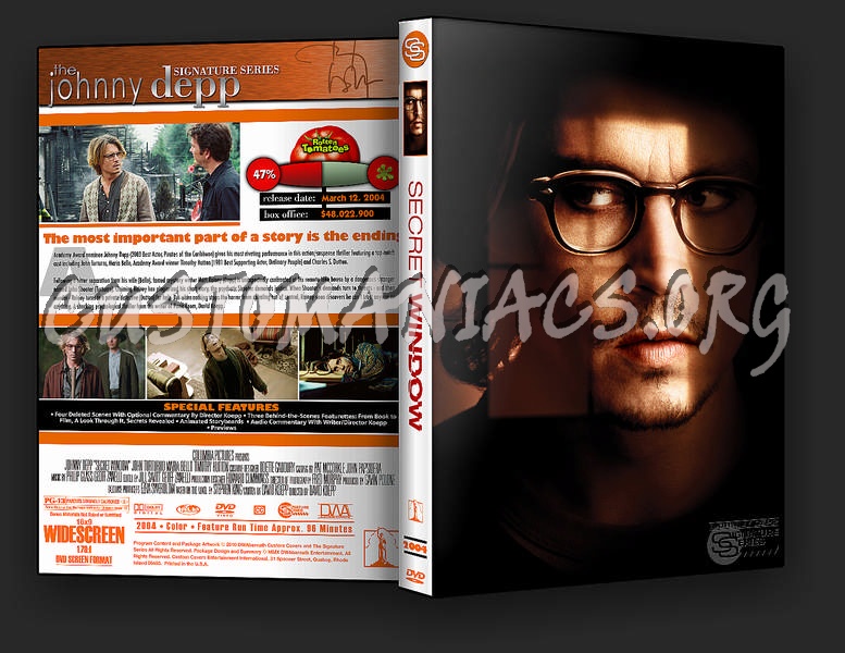 Secret Window dvd cover