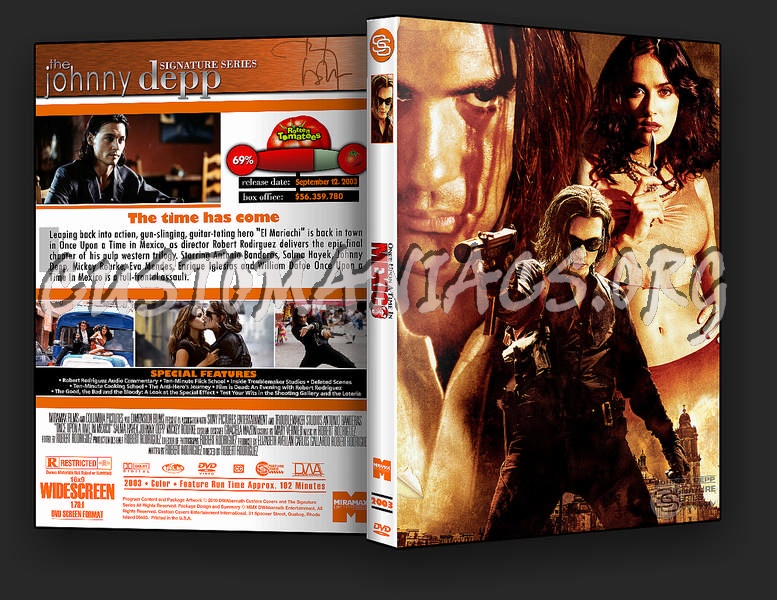 Once Upon a Time in Mexico dvd cover