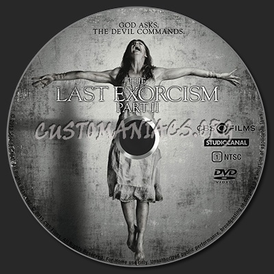 The Last Exorcism Part II dvd label