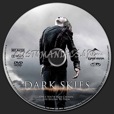 Dark Skies dvd label