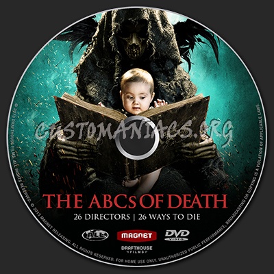 The ABCs of Death dvd label