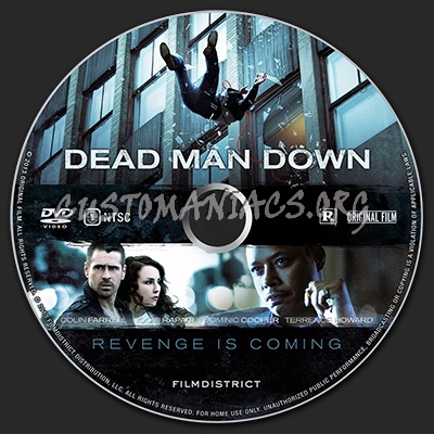 Dead Man Down dvd label