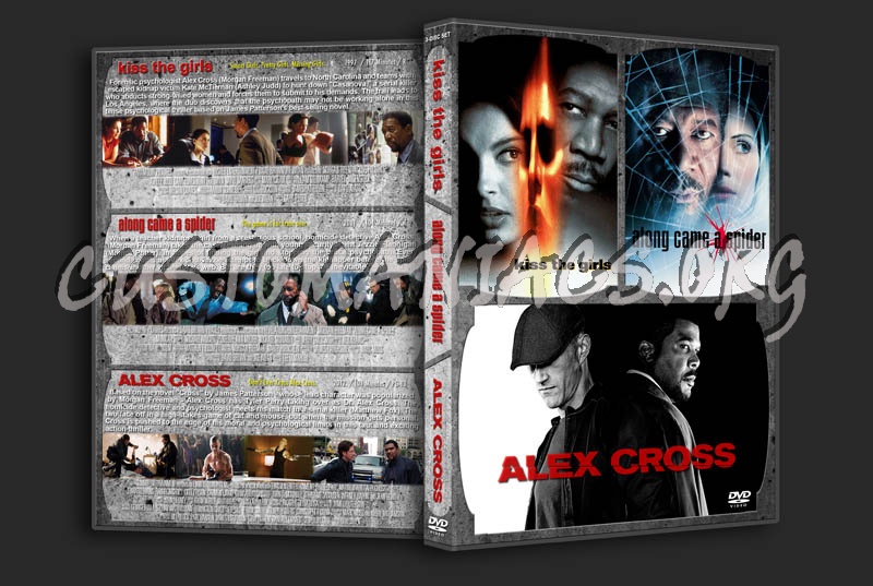 Kiss the Girls / Along Came a Spider / Alex Cross Triple dvd cover