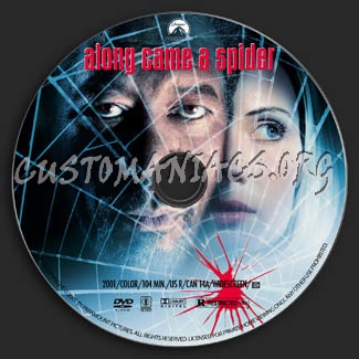 Along Came a Spider dvd label