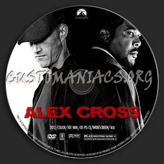 Alex Cross dvd label