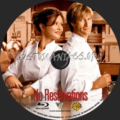 No Reservations blu-ray label