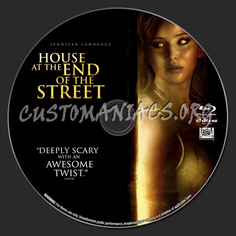 House at the End of the Street blu-ray label