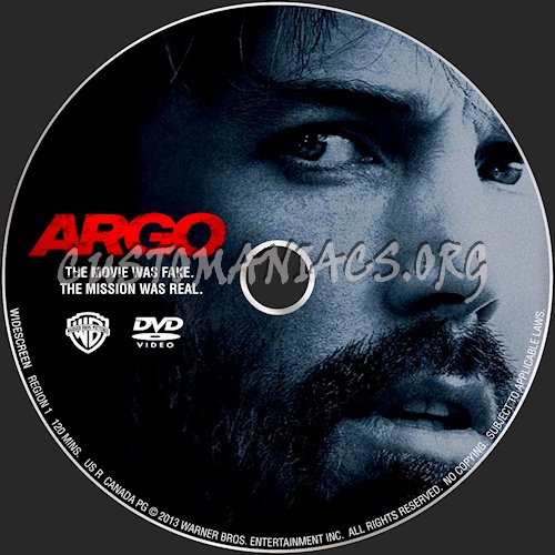 Argo dvd label