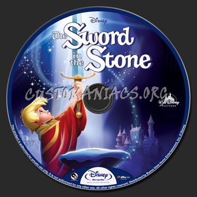 The Sword In The Stone blu-ray label