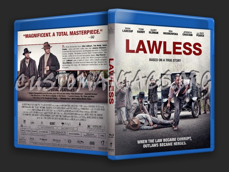 Lawless blu-ray cover