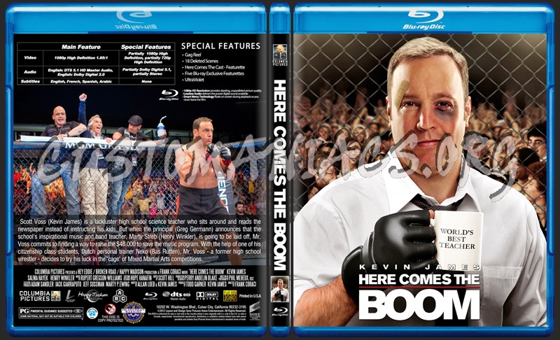 Here Comes The Boom blu-ray cover