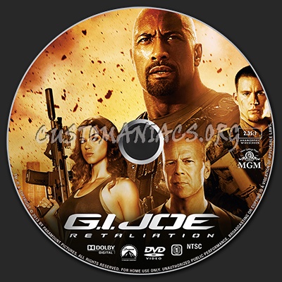 G.I. Joe: Retaliation dvd label