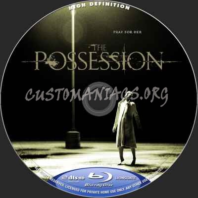 The Possession blu-ray label