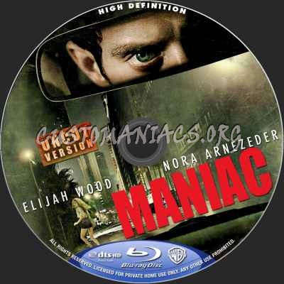 Maniac blu-ray label