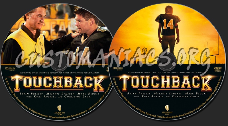 Touchback dvd label