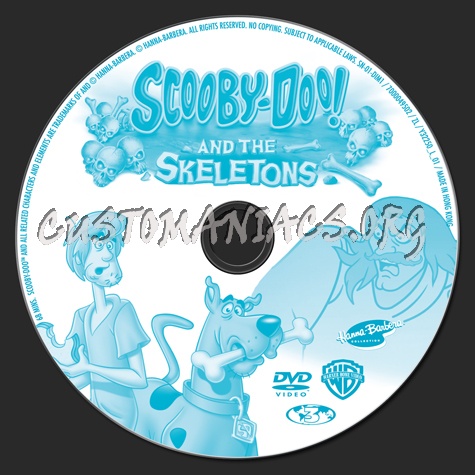 Scooby-Doo! and the Skeletons dvd label