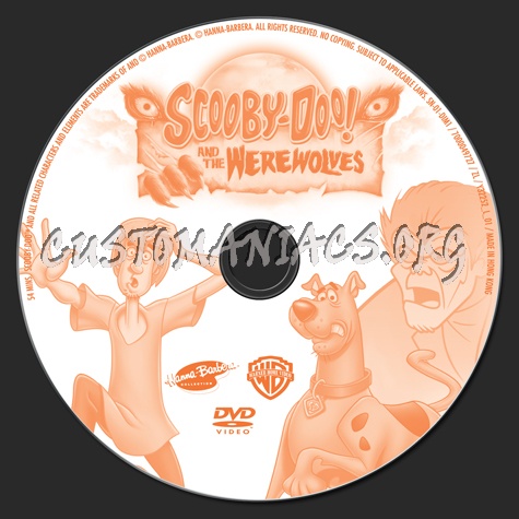 Scooby-Doo! and the Werewolves dvd label