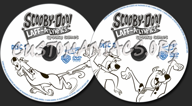 Scooby-Doo! Laff-A-Lympics Spooky Games dvd label