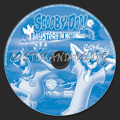 Scooby-Doo! Mystery in Motion dvd label