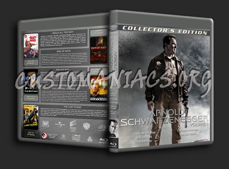 Arnold Schwarzenegger Collection - Volume 3 blu-ray cover