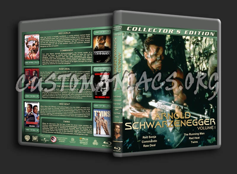 Arnold Schwarzenegger Collection - Volume 1 blu-ray cover