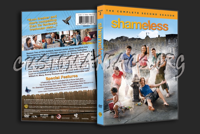 Shameless Season 2 dvd cover