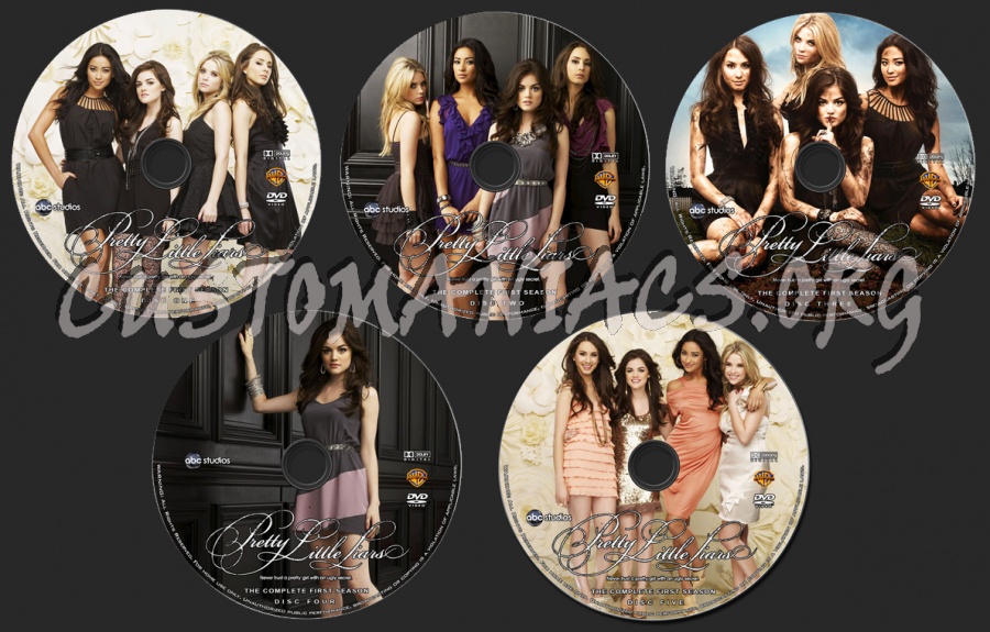 Pretty Little Liars - Season 1 dvd label