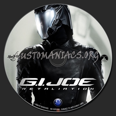 G.I. Joe : Retaliation (2013) blu-ray label