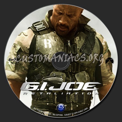 G.I. Joe : Retaliation (2013) blu-ray label