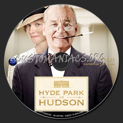 Hyde Park On Hudson (2012) blu-ray label