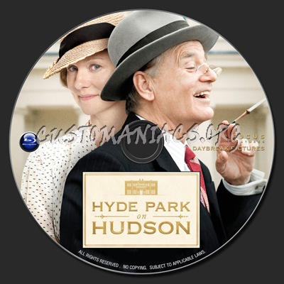 Hyde Park On Hudson (2012) blu-ray label