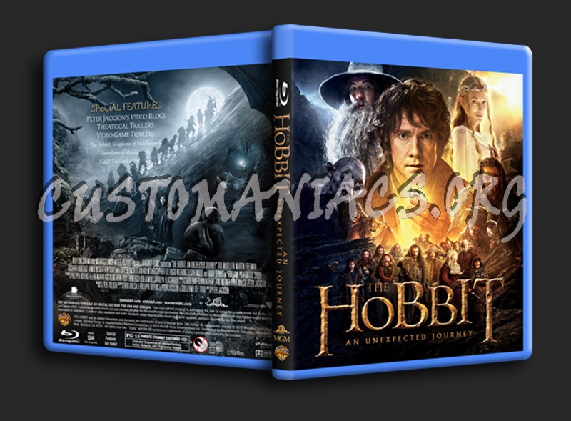 The Hobbit: An Unexpected Journey blu-ray cover