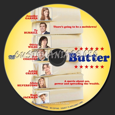 Butter (2012) dvd label