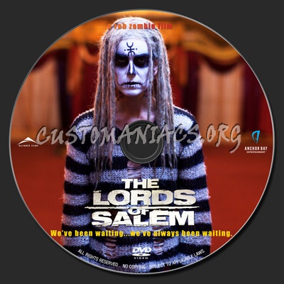 The Lords Of Salem (2013) dvd label