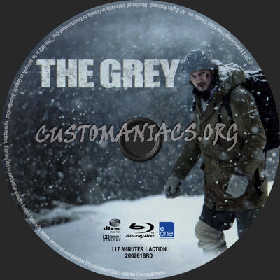 The Grey blu-ray label