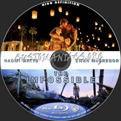 The Impossible blu-ray label