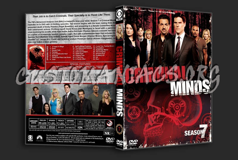 Criminal Minds: Seasons 1-7 dvd cover