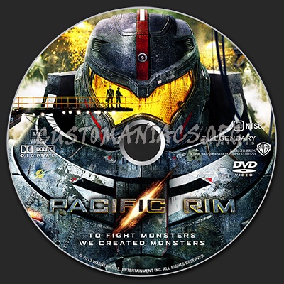 Pacific Rim dvd label