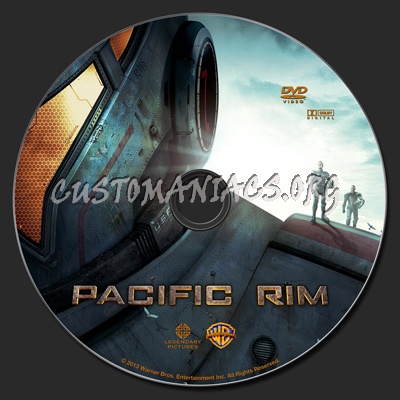 Pacific Rim dvd label